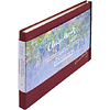 Скетчбук для акварели "Claude Monet - Wisteria", 15х25 см, 300 г/м2, 20 листов, бордовый - 2