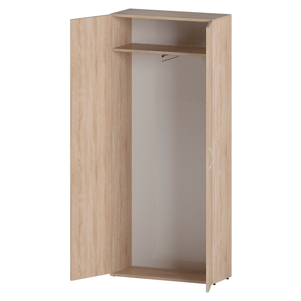 Коллекция Столица шкаф для одежды С-015, 800х355х1880 мм, дуб сонома