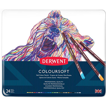 Набор цветных карандашей "Coloursoft", 24 цвета - 2