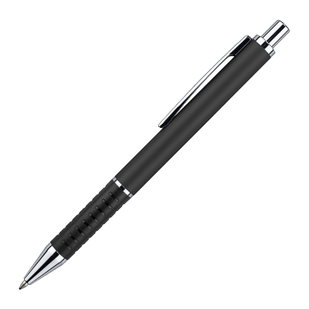 Ручка шариковая автоматическая "Senator  Star Tec Alu", 1.0 мм, черный, стерж. синий
