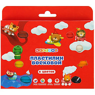 Пластилин 6 цветов набор 