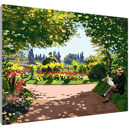 Картина по номерам "Клод Моне. Сад имени Баумана"