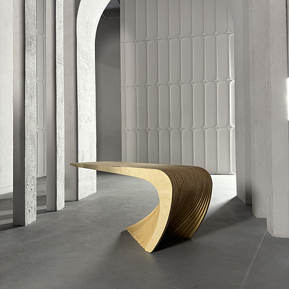 Журнальный столик Karlinwood GAP L 1170х360х470 мм, фанера натуральная - 4