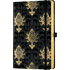 Блокнот Castelli Milano "Baroque Gold", А5, 96 листов, линейка, черный, золотой