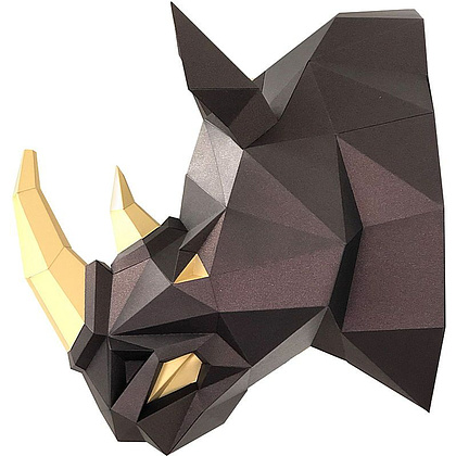 Набор для 3D моделирования "Носорог Рок", черный - 2