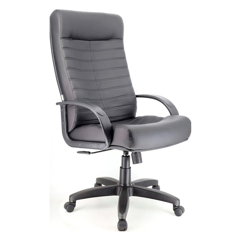 Кресло для руководителя EVERPROF "ORION PL", экокожа, черный