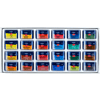 Краски акварельные "Ладога", набор 24 цветов, кюветы - 4