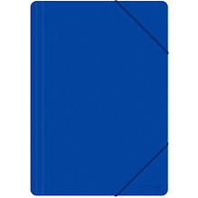 Папка на резинках "Office Products", A4, 15 мм, пластик, синий