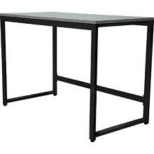 Стол письменный ALLERD RION, черный муар, Бетон