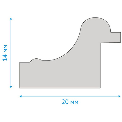 Фоторамка "OfficeSpace № 2", 15x21 см, серебро - 5