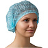 Шапочка одноразовая нетканая, 12 г/м2, 100 шт/упак, голубой