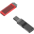 USB Flash накопитель 2.0 16 Gb ZC-005, пластик, металл, красный