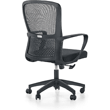 Кресло для персонала SitZone U-069B, сетка, ткань, черный, 2 шт/упак, -30%
