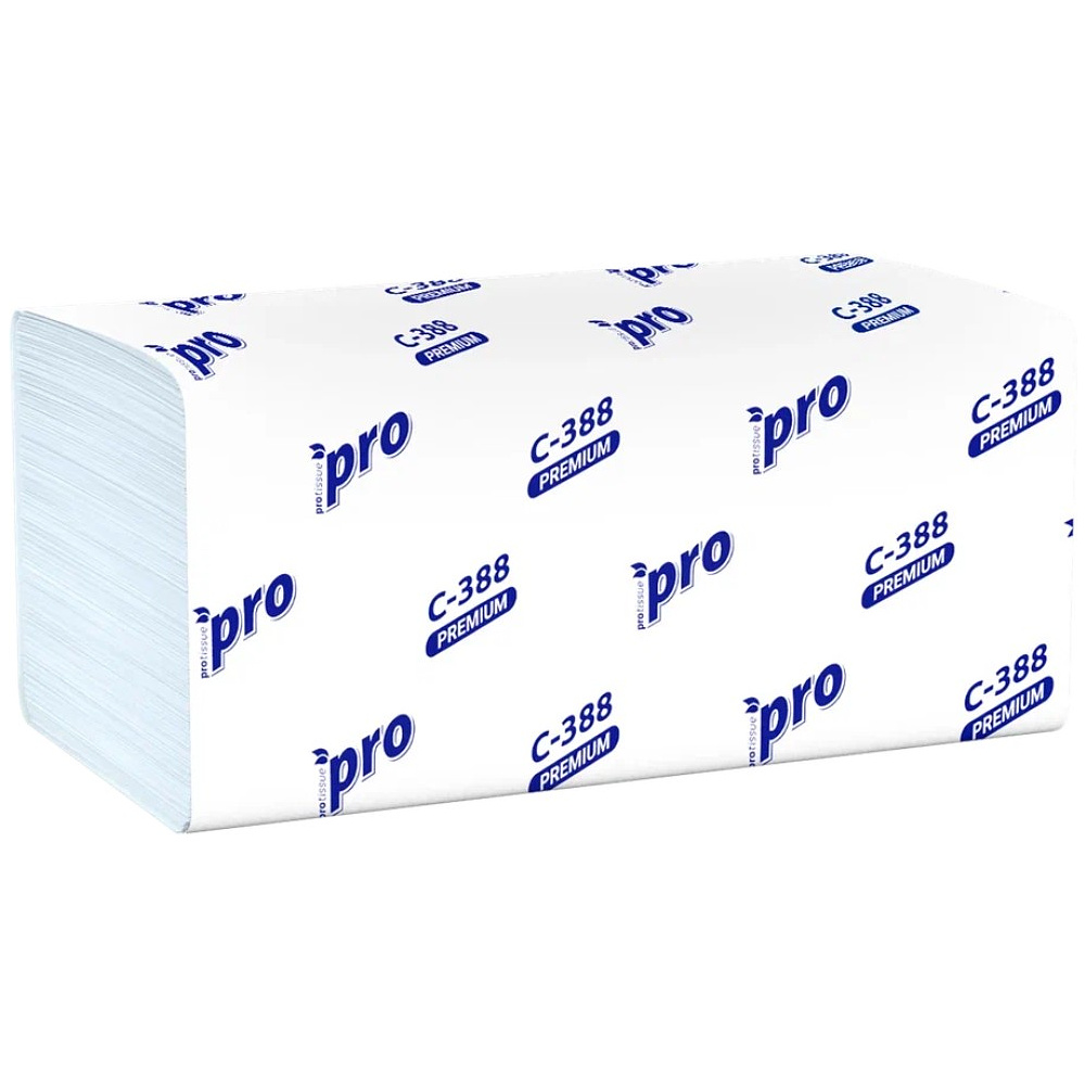 Полотенца бумажные PROtissue, V - сложение, 180 листов, 3 слоя, 100% целлюлоза - 7