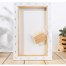 Бумага акварельная на подрамнике "Малевичъ", 20х30 см, хлопок, 300 г/м2, среднее зерно