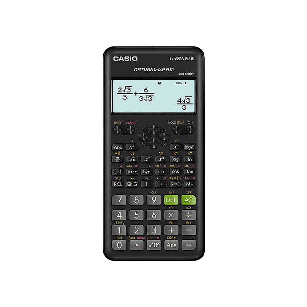 Калькулятор научный Casio "FX-82ESPLUS 2", черный