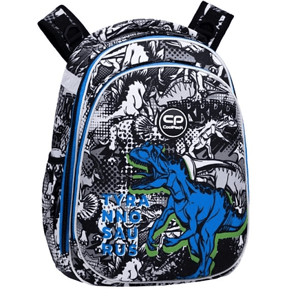 Рюкзак молодежный CoolPack "T-Rex", черный, синий