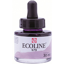 Жидкая акварель "ECOLINE", 579 фиолетовая пастельная, 30 мл