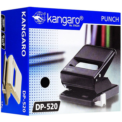 Дырокол Kangaro "DP-520", 25 листов, красный - 3