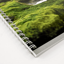 Тетрадь "Созерцание", А4, 60 листов, линейка, спираль сбоку, черный