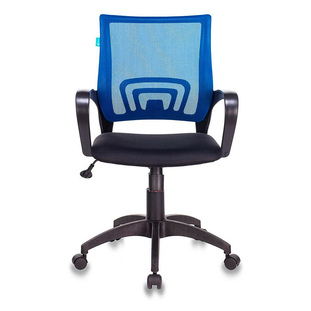 Кресло для персонала Бюрократ "CH-695N/BLACK", ткань, пластик, синий - 3