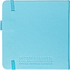 Скетчбук "Sketchmarker", 12x12 см, 140 г/м2, 80 листов, небесно-голубой - 2