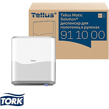 Диспенсер Tellus Matic, для полотенец в рулонах белый, HT1