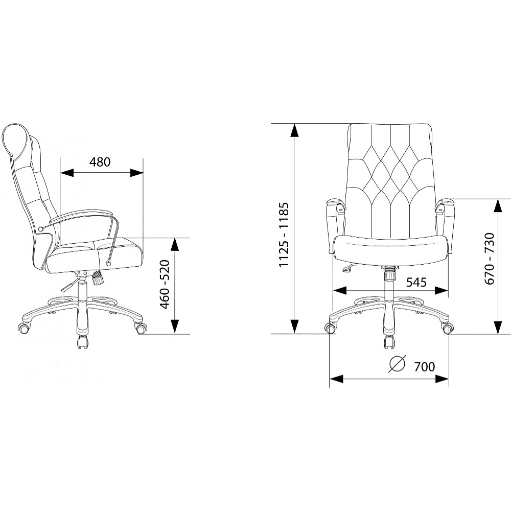 Кресло компьютерное Бюрократ T-9928SL Fabric, ткань, серый - 10