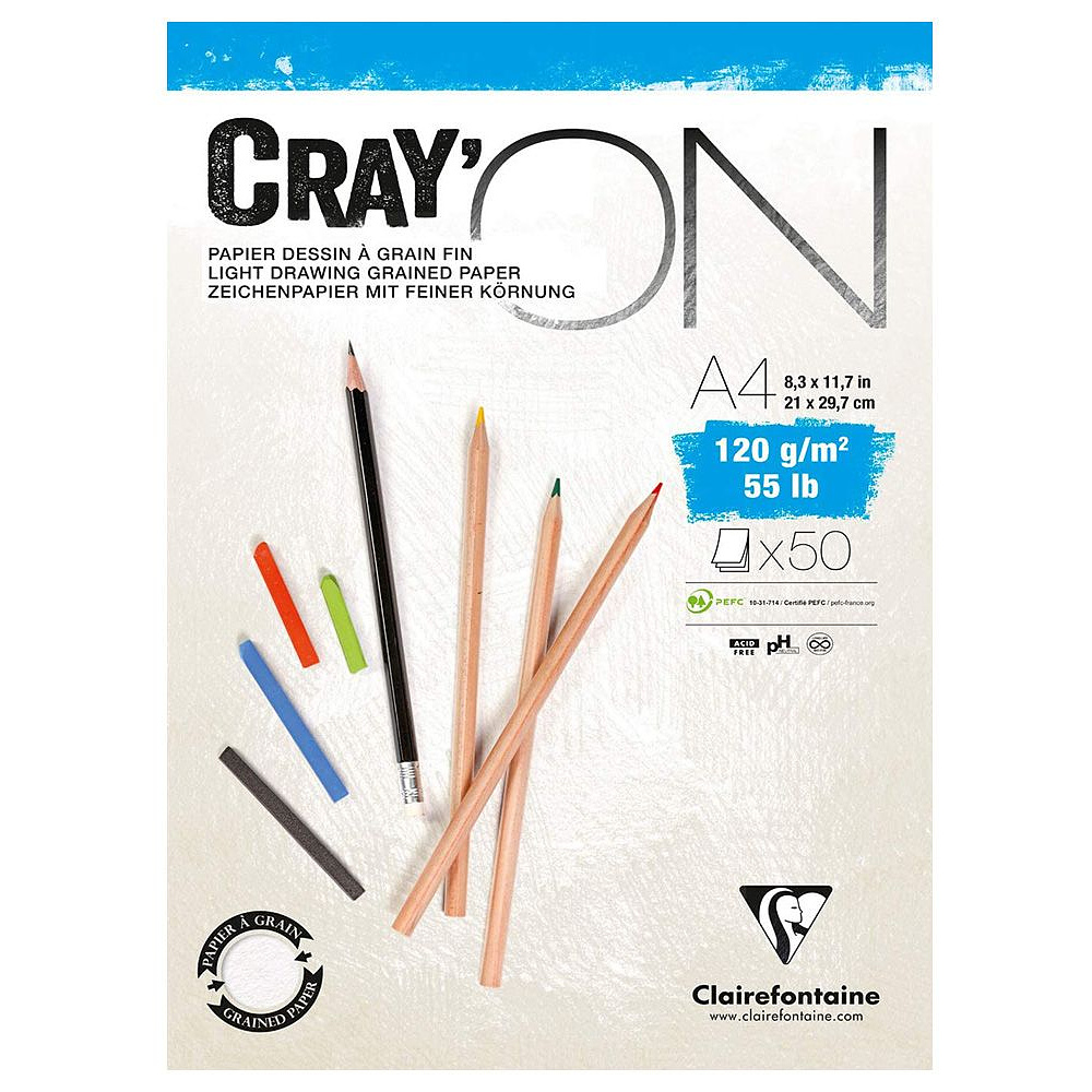 Блок-склейка "Cray'On", А4, 120 г/м2, 50 листов