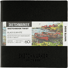 Скетчбук "Sketchmarker Black&White"