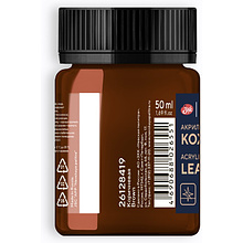 Краска акриловая для кожи "Декола", 419 коричневая, 50 мл., банка