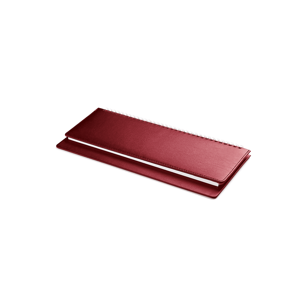 Еженедельник недатированный "Sidney Nebraska", бордовый 