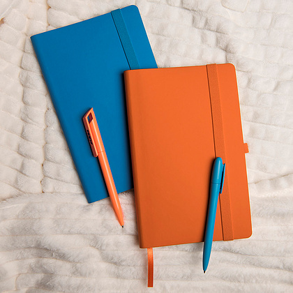 Блокнот "Gracy", А5, 96 листов, линованный, голубой - 7