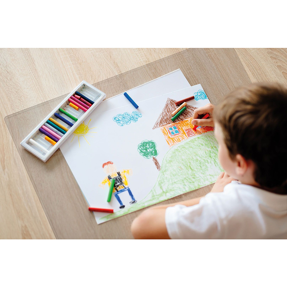 Бювар прозрачный "Duraglas", 50x65 см, прозрачный - 8