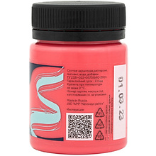 Краска акриловая глянцевая "Декола", 390 арбузная, 50 мл., банка