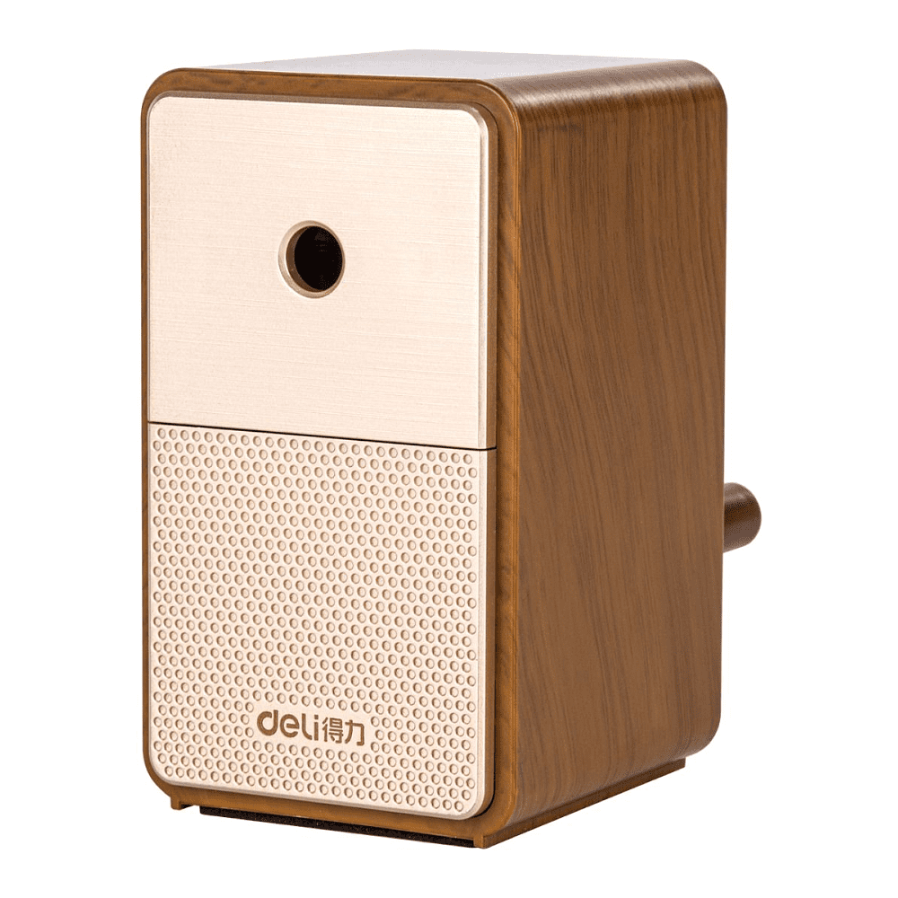 Точилка "Retro Sound Styling", 1 отверстие, механическая, коричневый