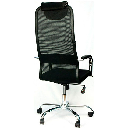 Кресло для руководителя "EVERPROF EP-708", ткань, металл, черный - 4