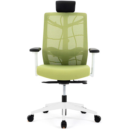 Кресло для руководителя "Nature II", пластик, ткань, зеленый - 2