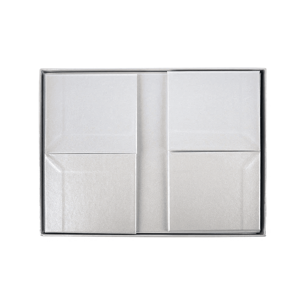 Коробка картонная, 220х160х95 мм, серебро - 6