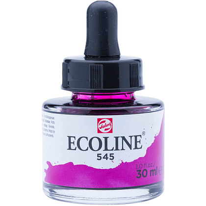 Жидкая акварель "ECOLINE", 545 красно-фиолетовый, 30 мл