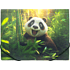Папка на резинках "Panda", 15-34 мм., пластик