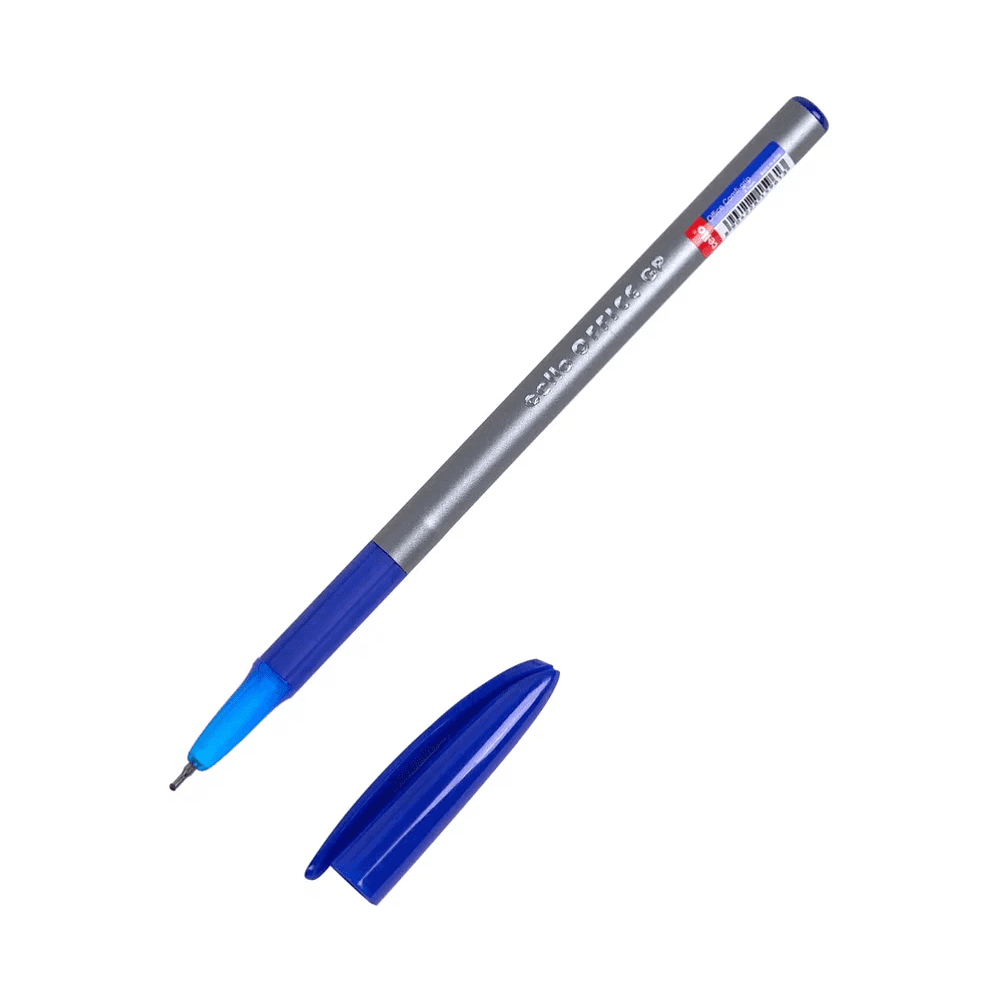 Ручка шариковая "Office Grip", 0.7 мм, серый, стерж. синий - 3