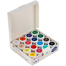 Краски акриловые глянцевые по ткани "Я - Художник!", набор 16 цветов