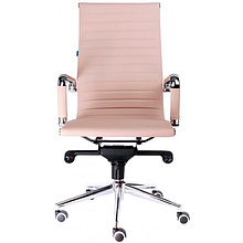 Кресло для руководителя EVERPROF "Rio M", экокожа, металл, бежевый