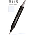 Маркер перманентный двусторонний "Sketchmarker Brush", B115 бледный айсберг