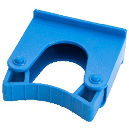 Зажим резиновый к настенному креплению, синий