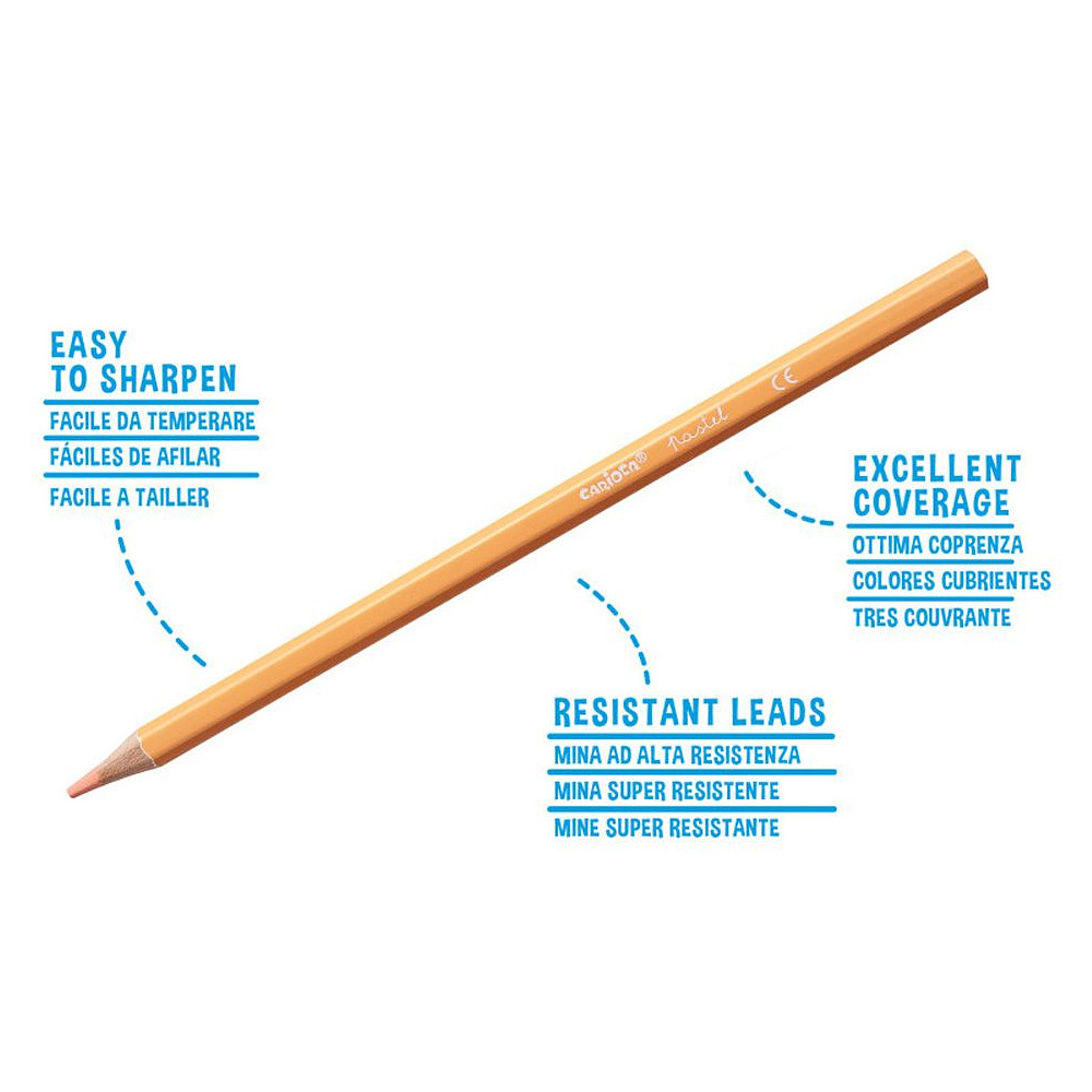 Цветные карандаши "Pastel", 24 цвета - 2