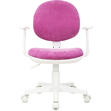 Кресло детское Бюрократ CH-W356AXSN/LT-15, ткань, пластик, малиновый