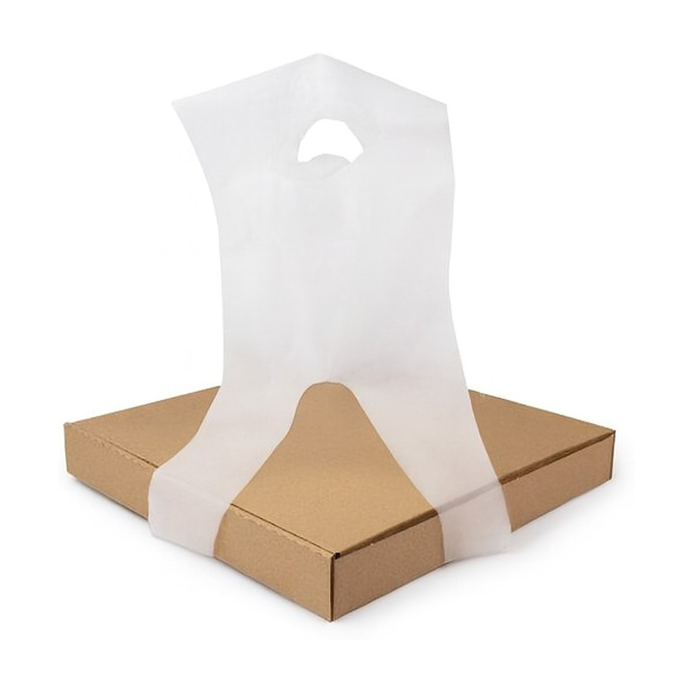 Пакет ПНД 23x57 см, 35 мкм, для переноски коробок, 500 шт/упак, белый