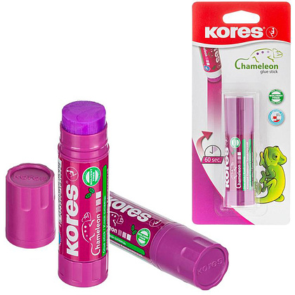 Клей-карандаш Kores "Хамелеон", 15 г - 5